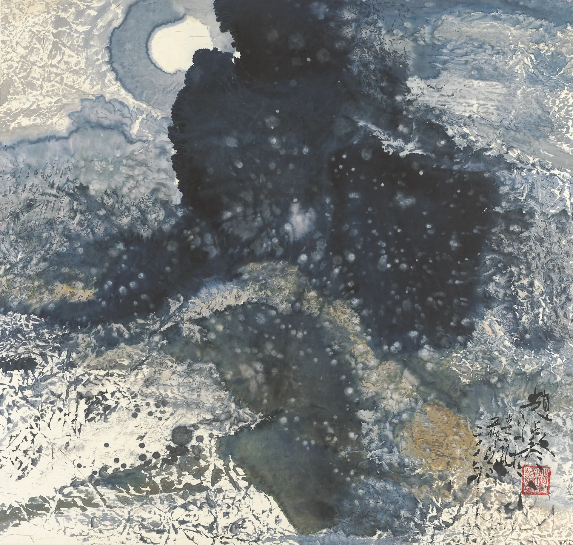 奇峯寒月 Cold Moon over the Peaks, 2022