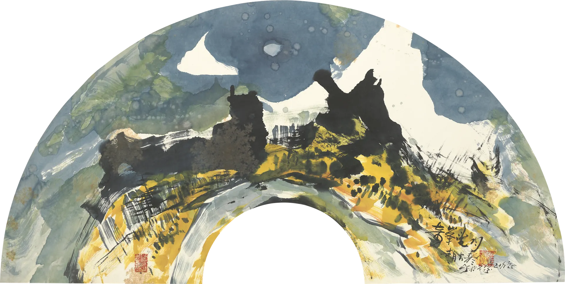 奇峯望月